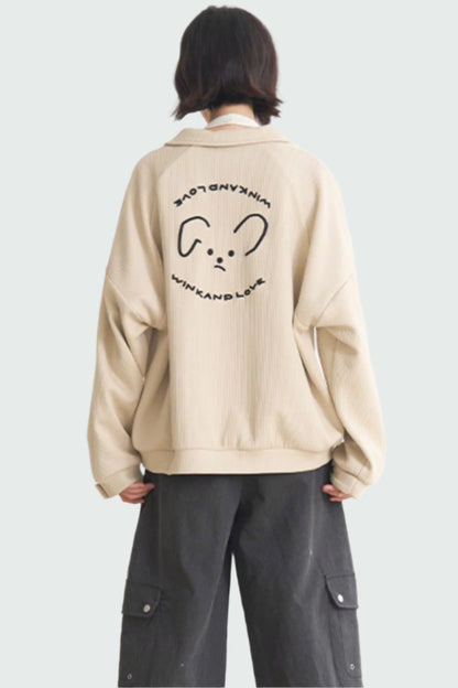 Pullover Museum Fall Gravity - Oversized Kollektion Damen Frühling