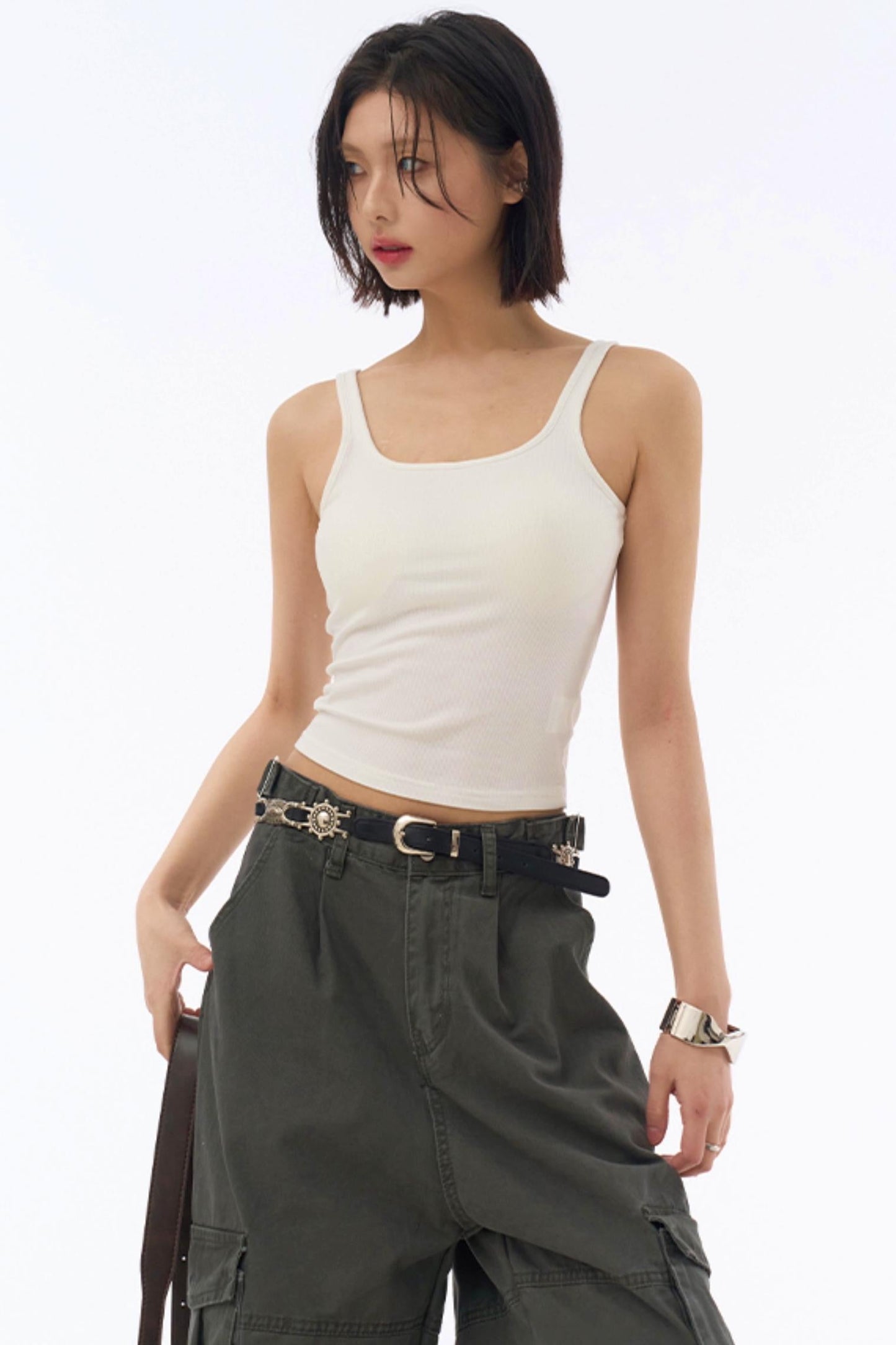 Stretch Top Tank Slim-cut