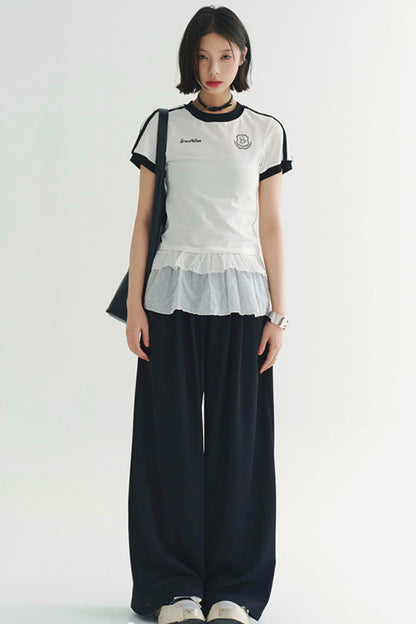 グラビティポジティブTシャツ ベアバッジプリント