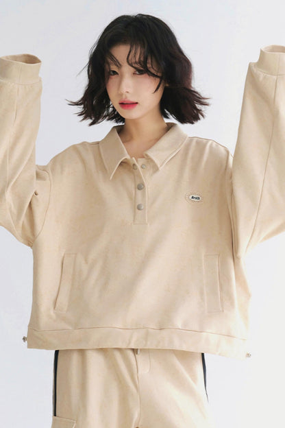 パンツ スウェットシャツ カーゴセットアップと