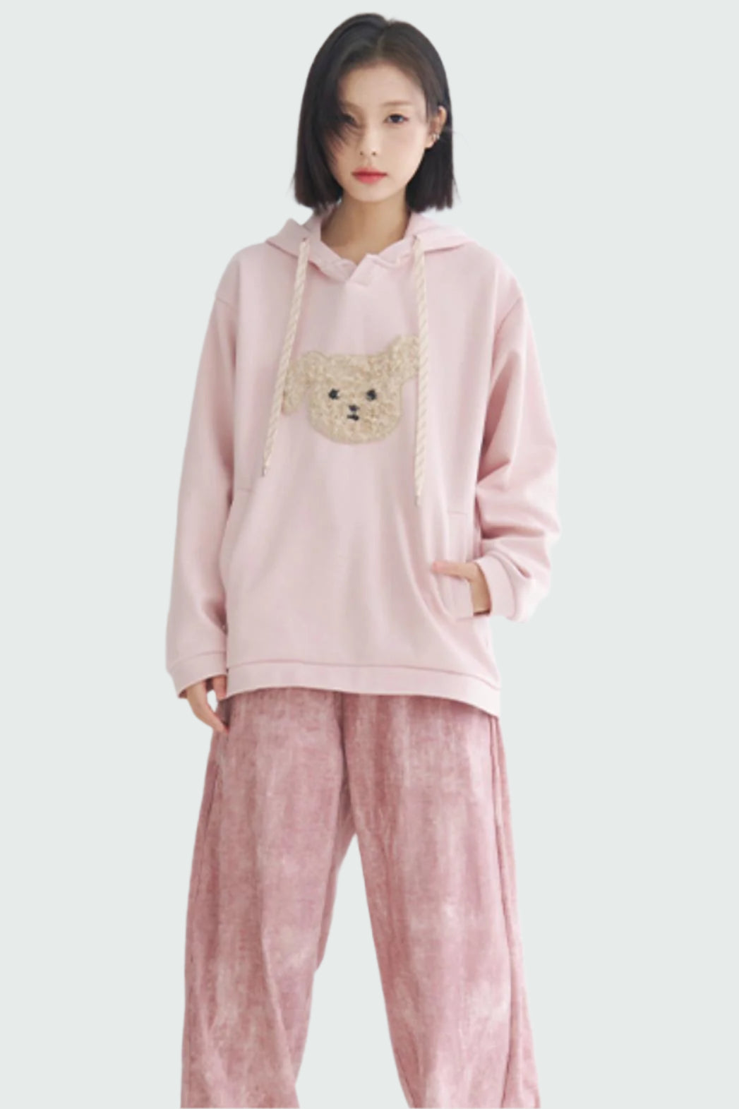 2024 Puppy - Damen Gravity Museum Winter Comfort Plüsch Top Sweatshirt