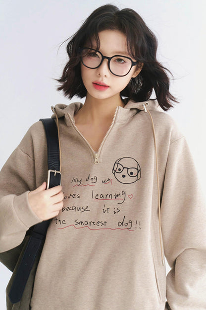 Setup Casual Hoodie Sportswear mit