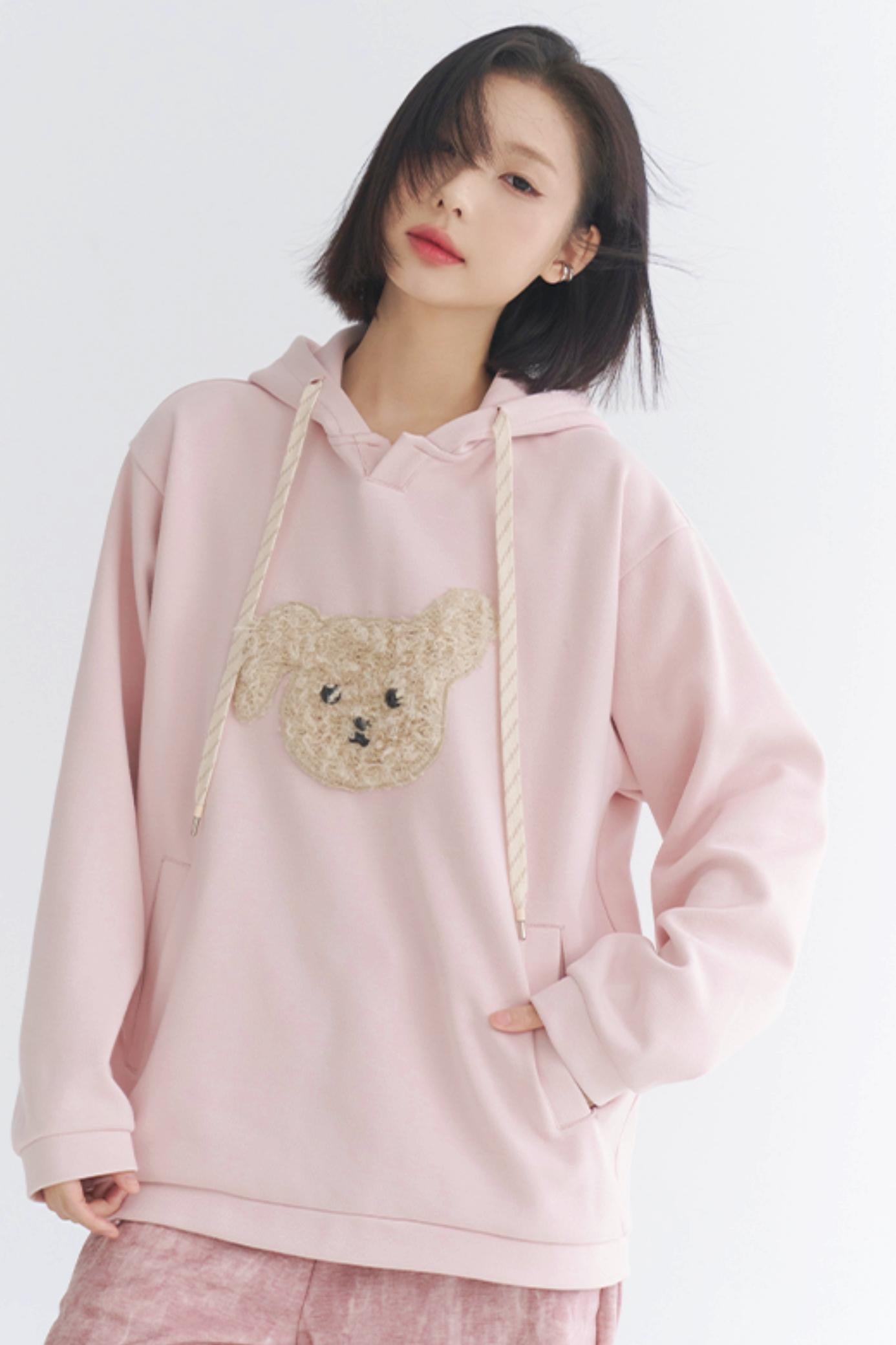 2024 Puppy - Damen Gravity Museum Winter Comfort Plüsch Top Sweatshirt