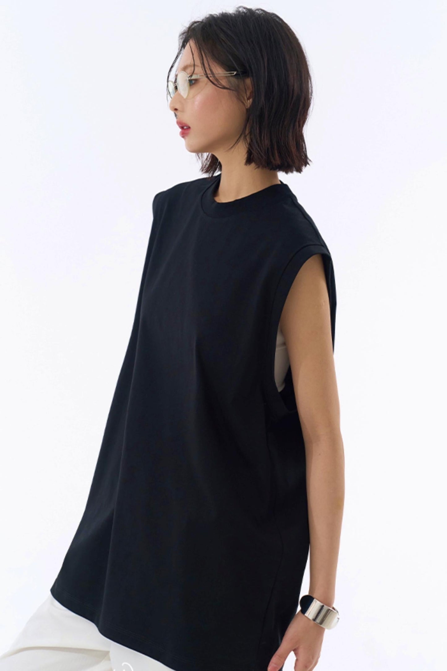 夏用ユニセックスタンクトップ マッスル