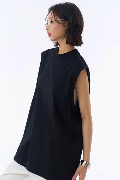 夏用ユニセックスタンクトップ マッスル