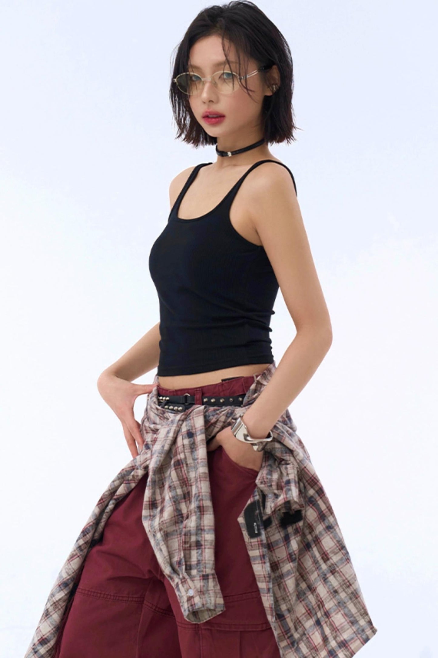 Stretch Top Tank Slim-cut