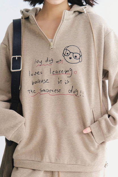 Setup Casual Hoodie Sportswear mit