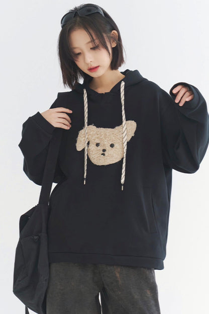 2024 Puppy - Damen Gravity Museum Winter Comfort Plüsch Top Sweatshirt