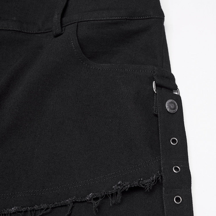 Ruins Walker Tactical Black Men's Pants - Punk Rave