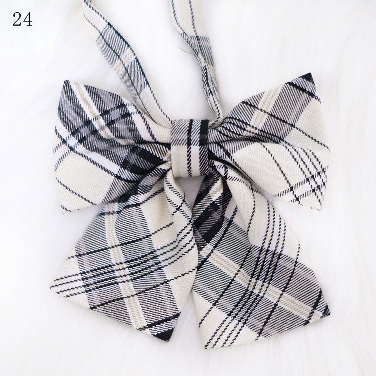 JK Bow Tie Plaid 30 Uniform Options Pattern