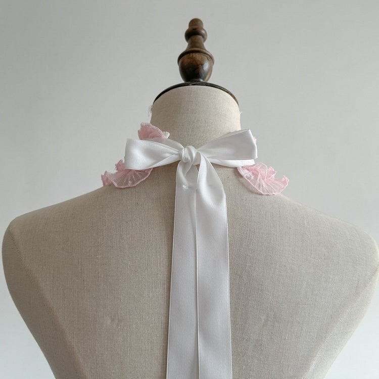 3 Decoration Sweet Bowknot Beads with Lolita Lace and Options – Choker Color