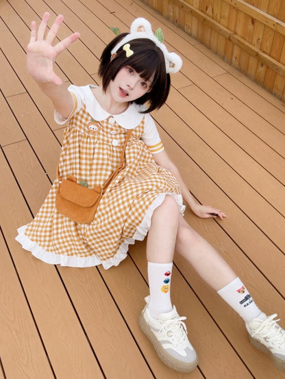 白いかわいいぬいぐるみテディの耳 KC