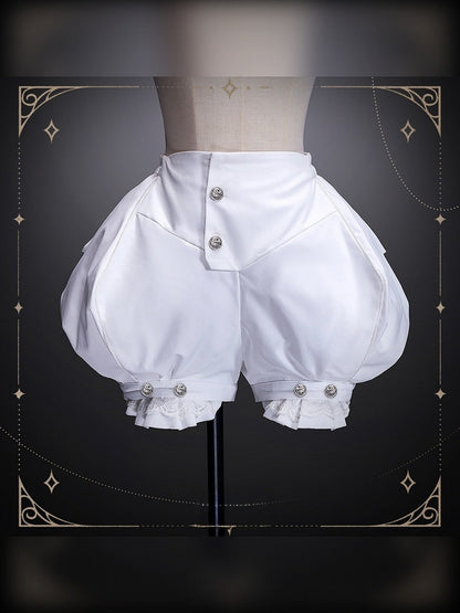 Gothic Prince Outfit Set with Jacket and Choker - Golden Koi Forest
