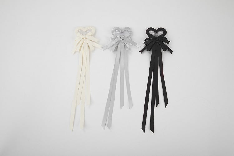 Clip Hair (Single Heart Bow