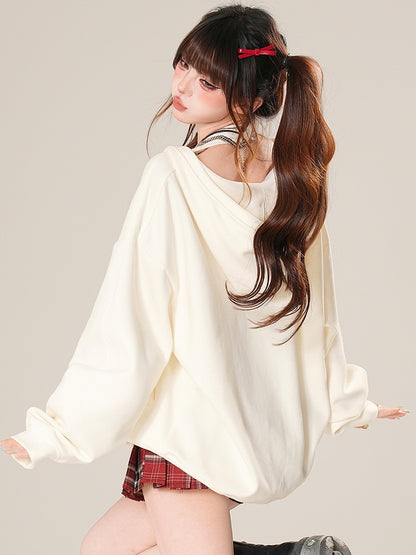 Beige/Grau Blokette Bittersweet Neck mit Hoodie Core Neckholder Top Glamorous