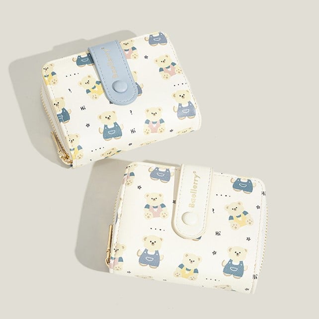 Cute Purse Bear Coin 6 Colors Print with