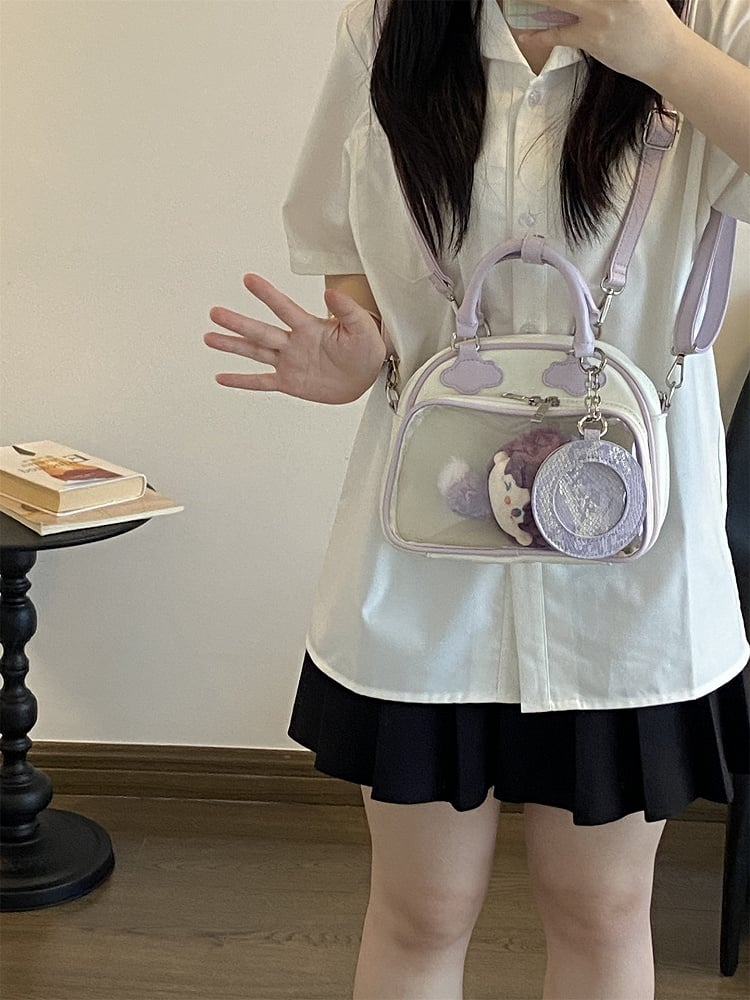 Strap 3 Colors Ita Handbag with Convertible
