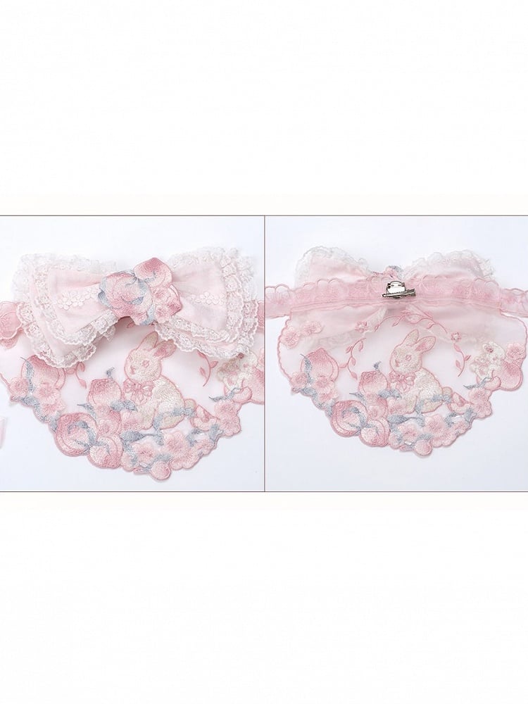 Sweet Rabbit Theme Lolita Apron - Yimu Walnut