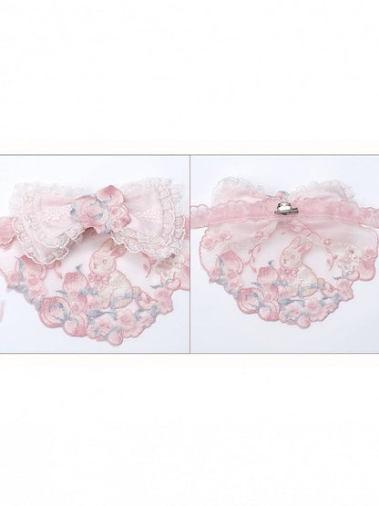 Sweet Rabbit Theme Lolita Apron - Yimu Walnut