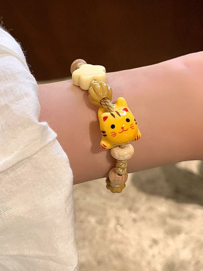 Star And Cat Color Decorated 3 Options Bracelet