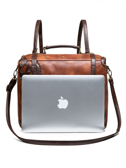 中世レトロな大容量スチームパンクバックパック