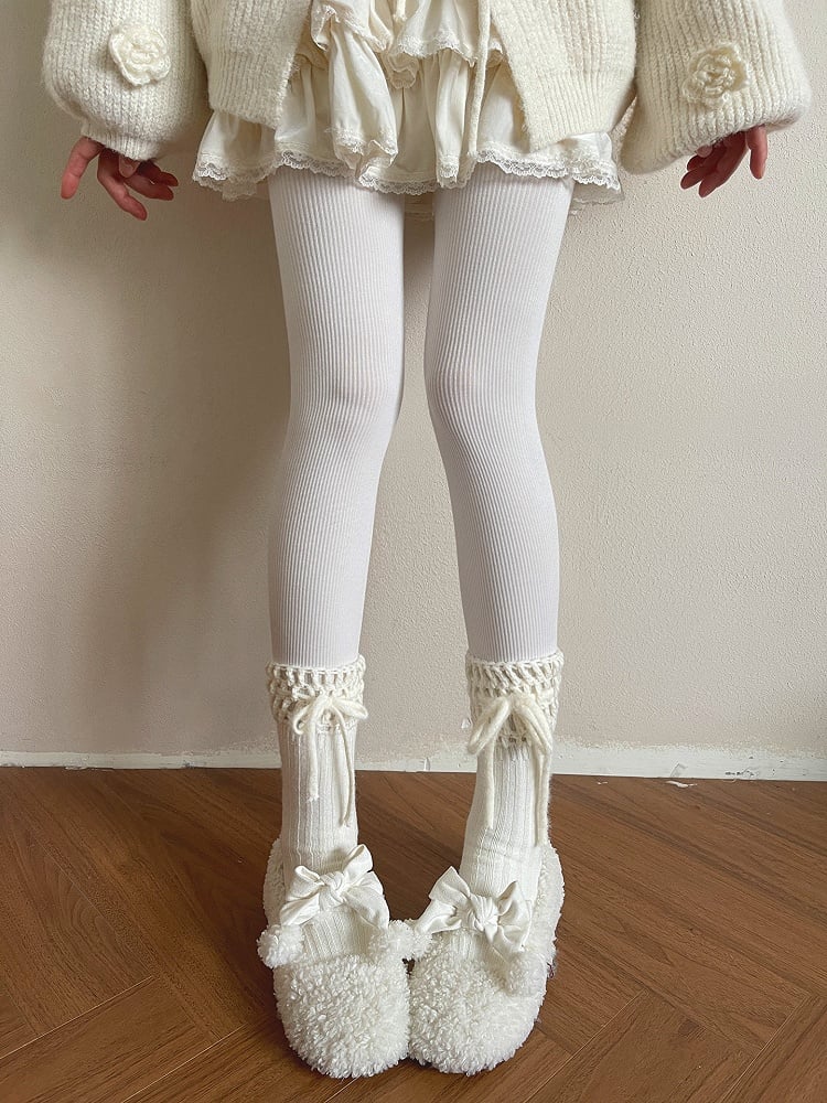 Cuffs Drawstring Ribbed with Socks