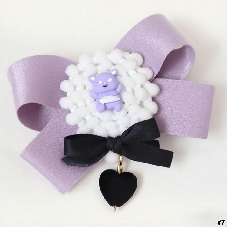 7 Lolita Hairclip Sweet Options Bowknot
