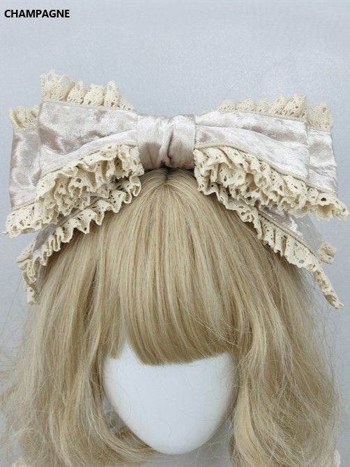 Big Trim 13 Lace Options Bow Velvet KC