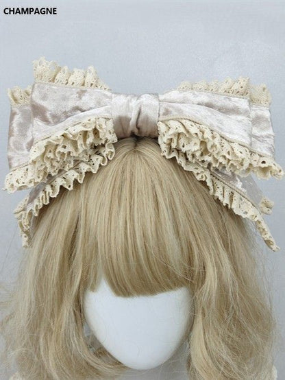 Big Trim 13 Lace Options Bow Velvet KC