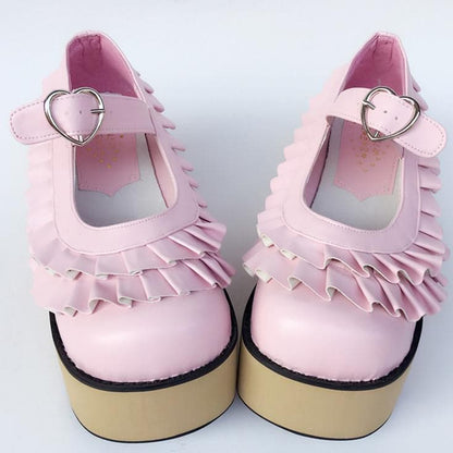 Edges Custom SP168050 Horse Wooden Falbala Shoes Made