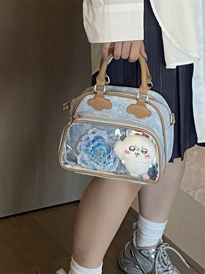 Strap 3 Colors Ita Handbag with Convertible