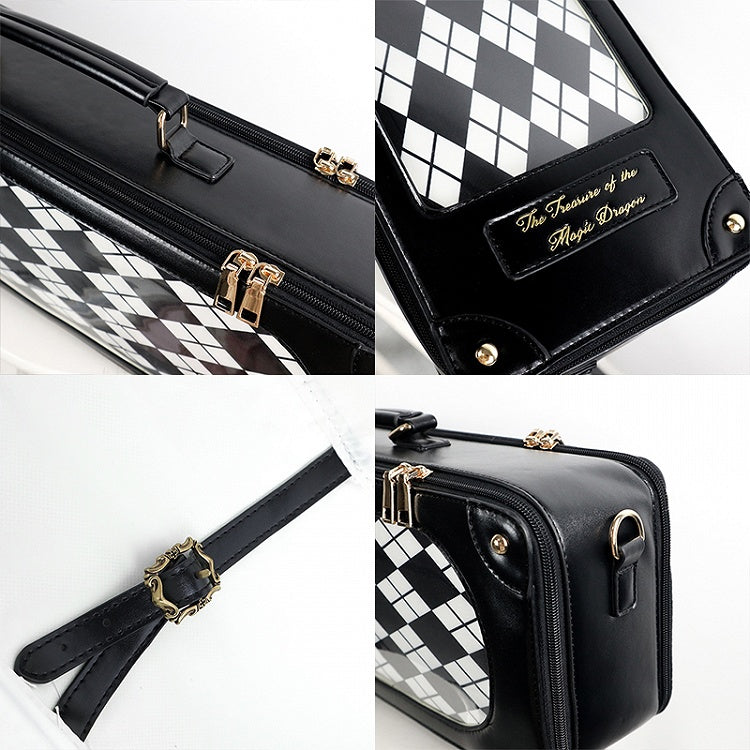 Crossbody – als Maßstab 1/4 BJD Tasche Black Wear Doll