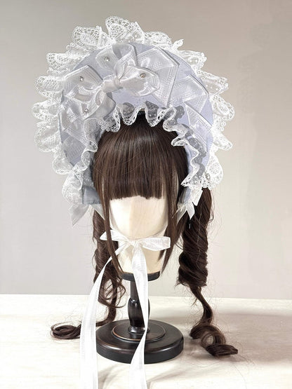 Accents) (Lace Multi-Color Set Lolita Crystal Bonnet