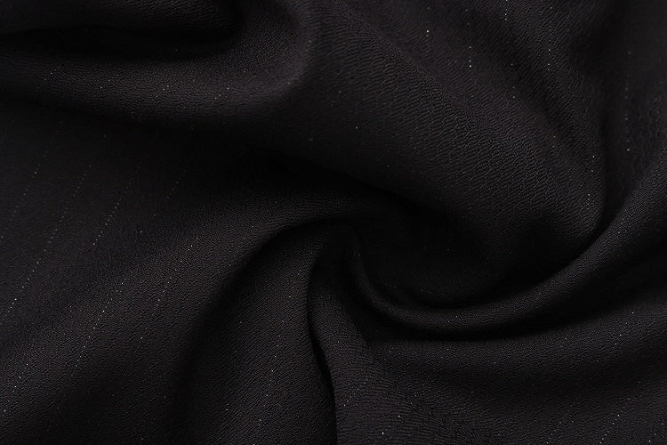 Silver Black and Buttons Chains Ouji Lolita High Waist Pants Decorative with