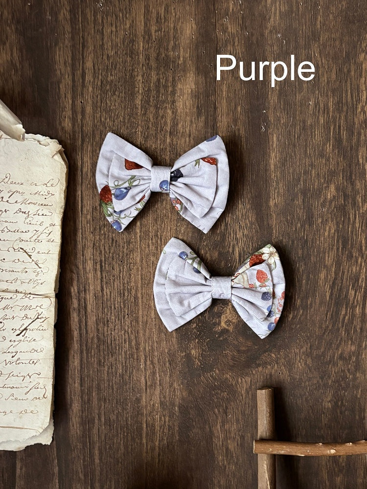 Berry-Themed Hair Accessory in Four Summer Colors - Zoncel