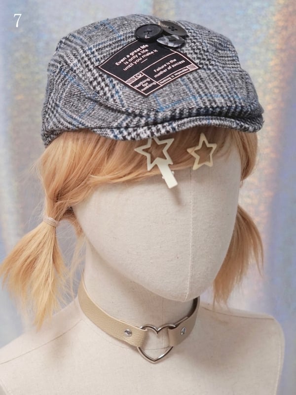 Hat Options Applique Beret Button/Star/Dog 10