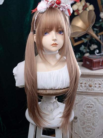 86CMのストレート前髪ウィッグ（シャンパンエア）