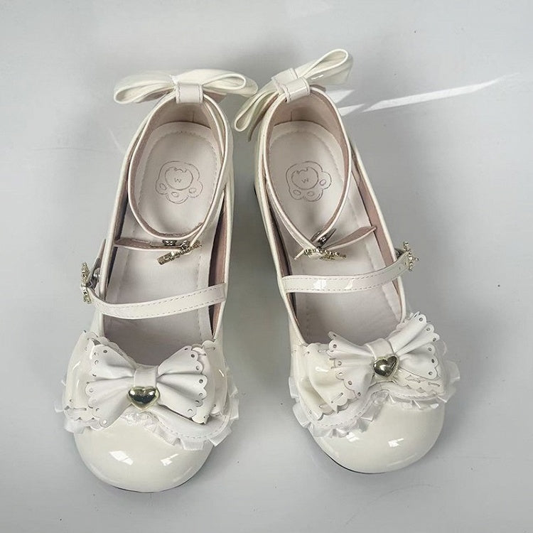 White with Heels Sweet Heel Mid Lolita Bear