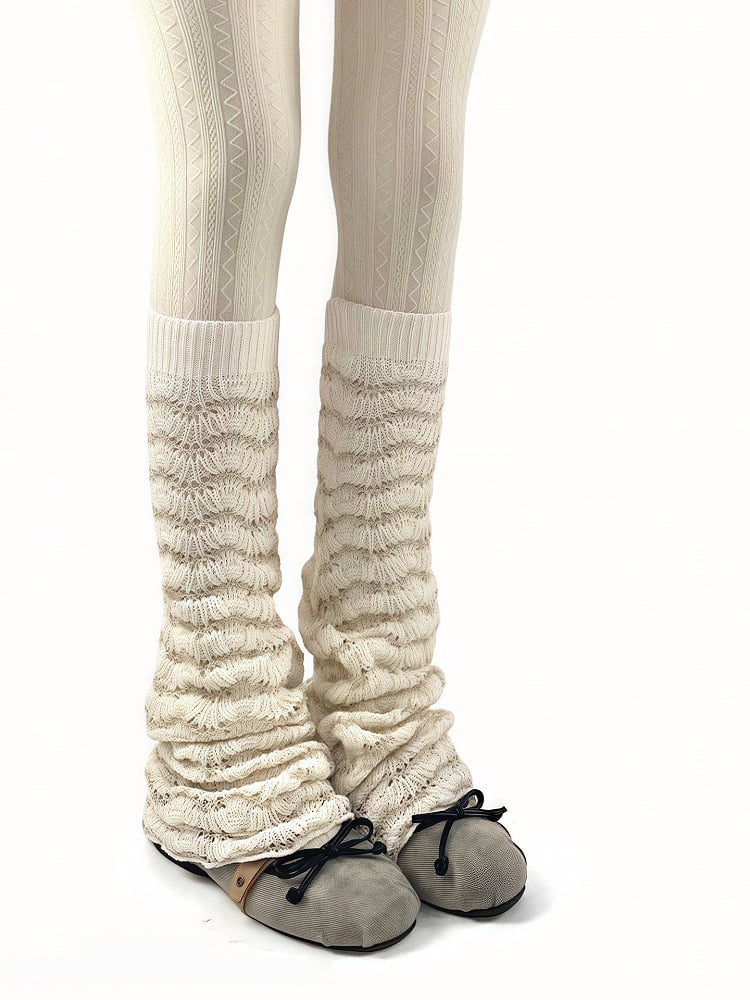 Colors Shimmer Warmers Leg Flared Water 3 Wave Thread