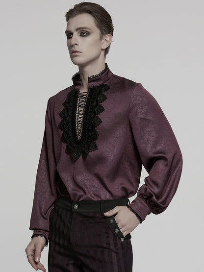 Goth Shirt Men's Red