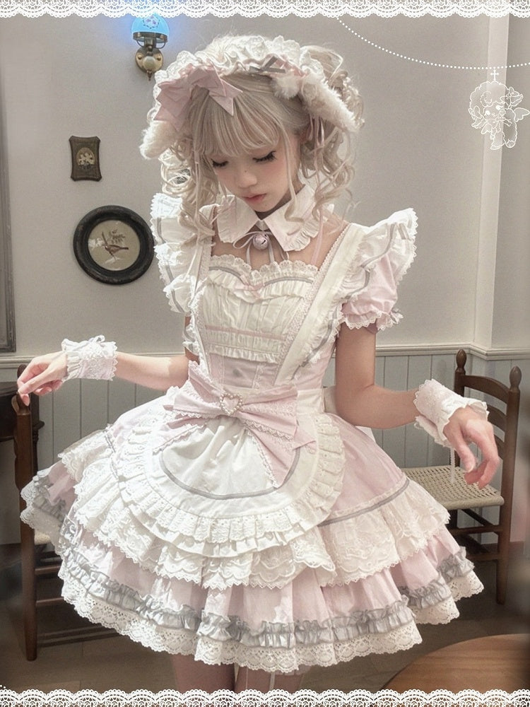 Sweet Lolita Wrist Cuffs, Frilly Detachable Accessory - Mewroco