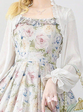 Lolley Kleid + Cardigan Ta Trochrasic Elegan Forest Basket