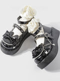 Strap Black Studded Janes Mary Platform Buckle - Lolita Decor