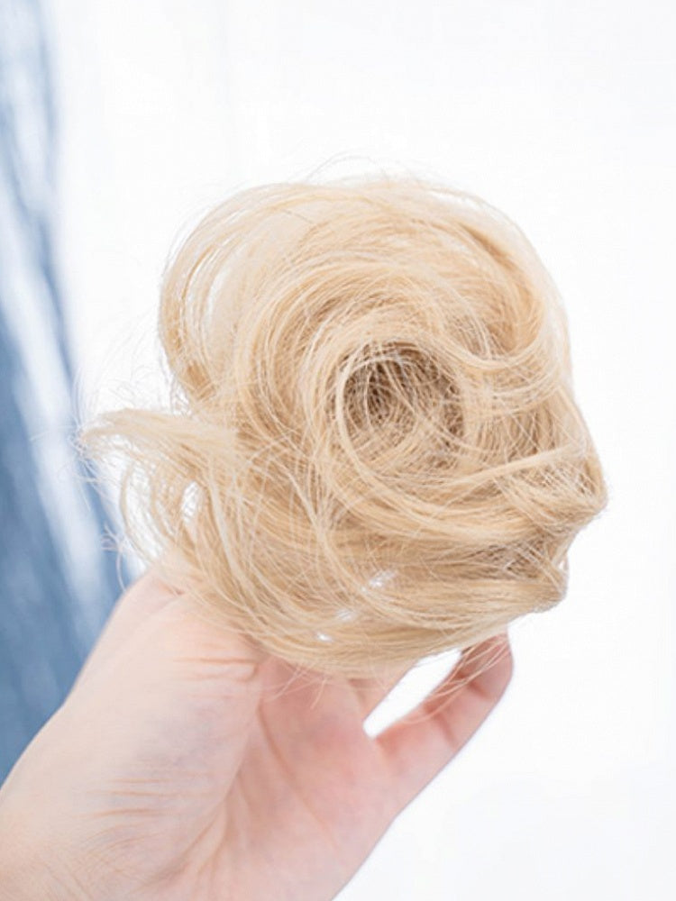 ウィッグ 35CM ヘアクリップ + ブロンド ダブルストレート アクセサリー 長さ