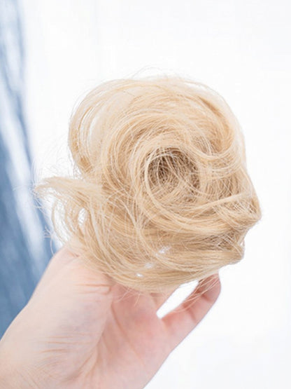 ウィッグ 35CM ヘアクリップ + ブロンド ダブルストレート アクセサリー 長さ