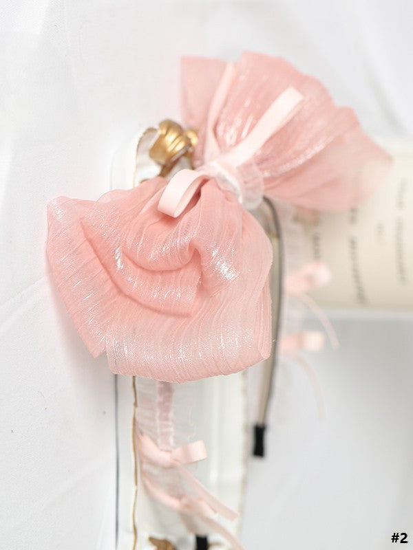 Lolita Big Options Sweet 2 Bow KC Pink