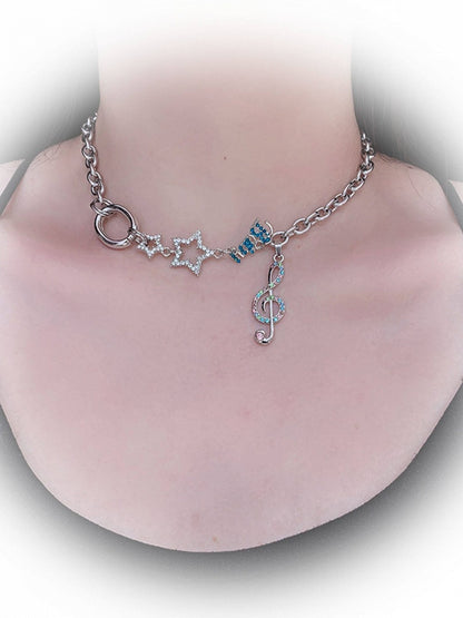 Silver Star Pendant Necklace - Kiwi Store