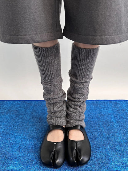 Leg Knit Warmers Argyle (2 Colors)