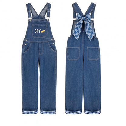 Inspired – Blaue Jeans mit Schleife hinten