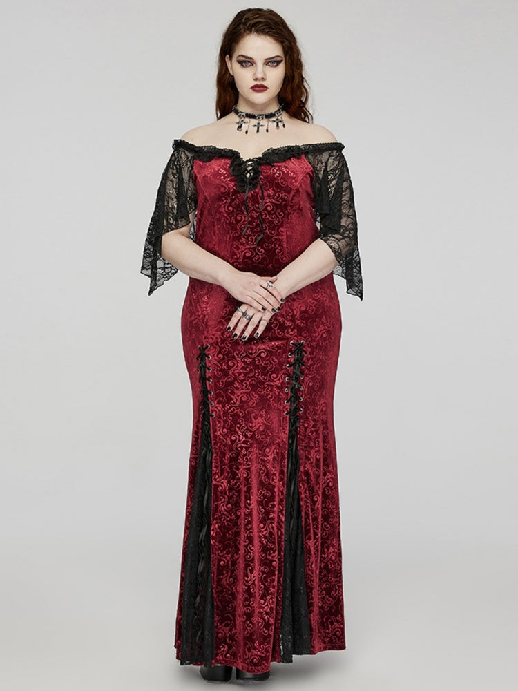 ブラックゴスゴージャスクロスチョーカー